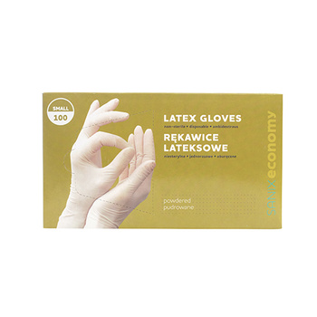 Sanix Rękawice Lateksowe economy pudrowane S 100 szt.