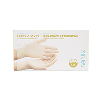 Sanix Rękawice Lateksowe niepudrowane L 100szt.